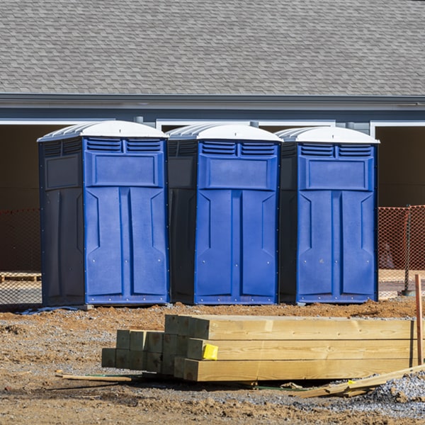 are there different sizes of portable toilets available for rent in Hiwasse AR